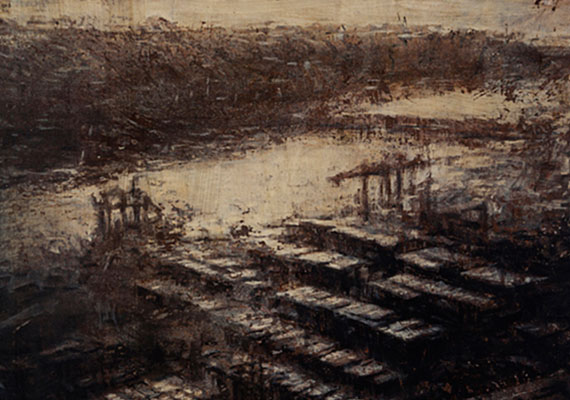 ● 2013, 100x135cm Oils on steel