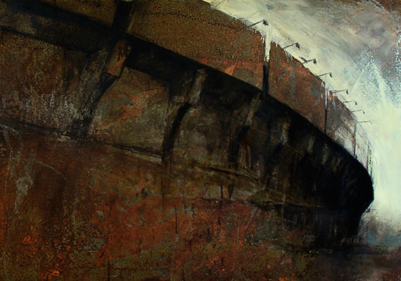 ● 2008, 2x1m Oils and tar on Steel