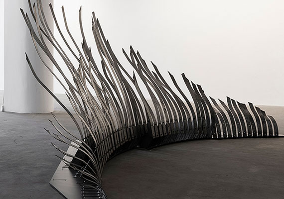 2016, Variable size, Wood, Steel, RaspberryPi. Custom Software/Hardware design by Orhan Kavrakoglu [github.com/aib/Shear], Consultancy & Coordination & Performances by Yaren Eren Budak, Original sound by Üstün Yıldırım, additional design by Deniz Nurhat, -Shear Forces- event sound design, instrument design, composition and performance by Tolga Tüzün.