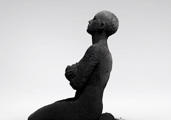 2020, 97x57x61cm, Charcoal